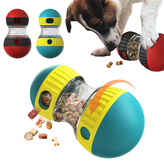 Food Dispensing r Dog ToyTumble Leaky Food Ball Puzzle Toys Interactive Slowly Feeding Protect Stomach Increase Intelligence Pets Toy Pets Toy